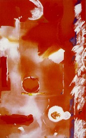 Helen Frankenthaler ~ Seeing the Moon on a Hot Summer Day